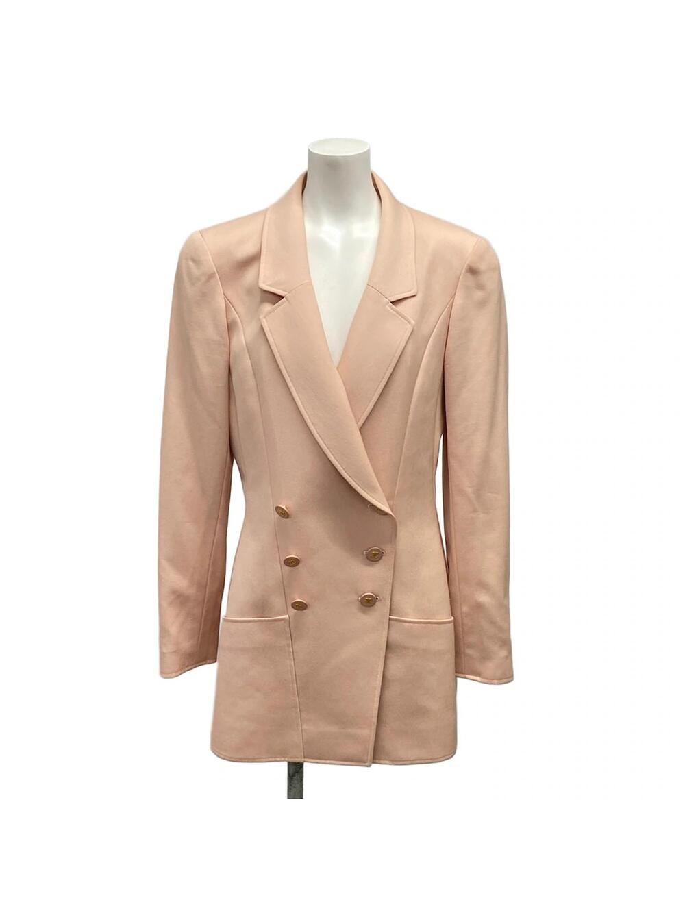 Chanel Light Pink Outer Fabric] Wool #297466C11B
